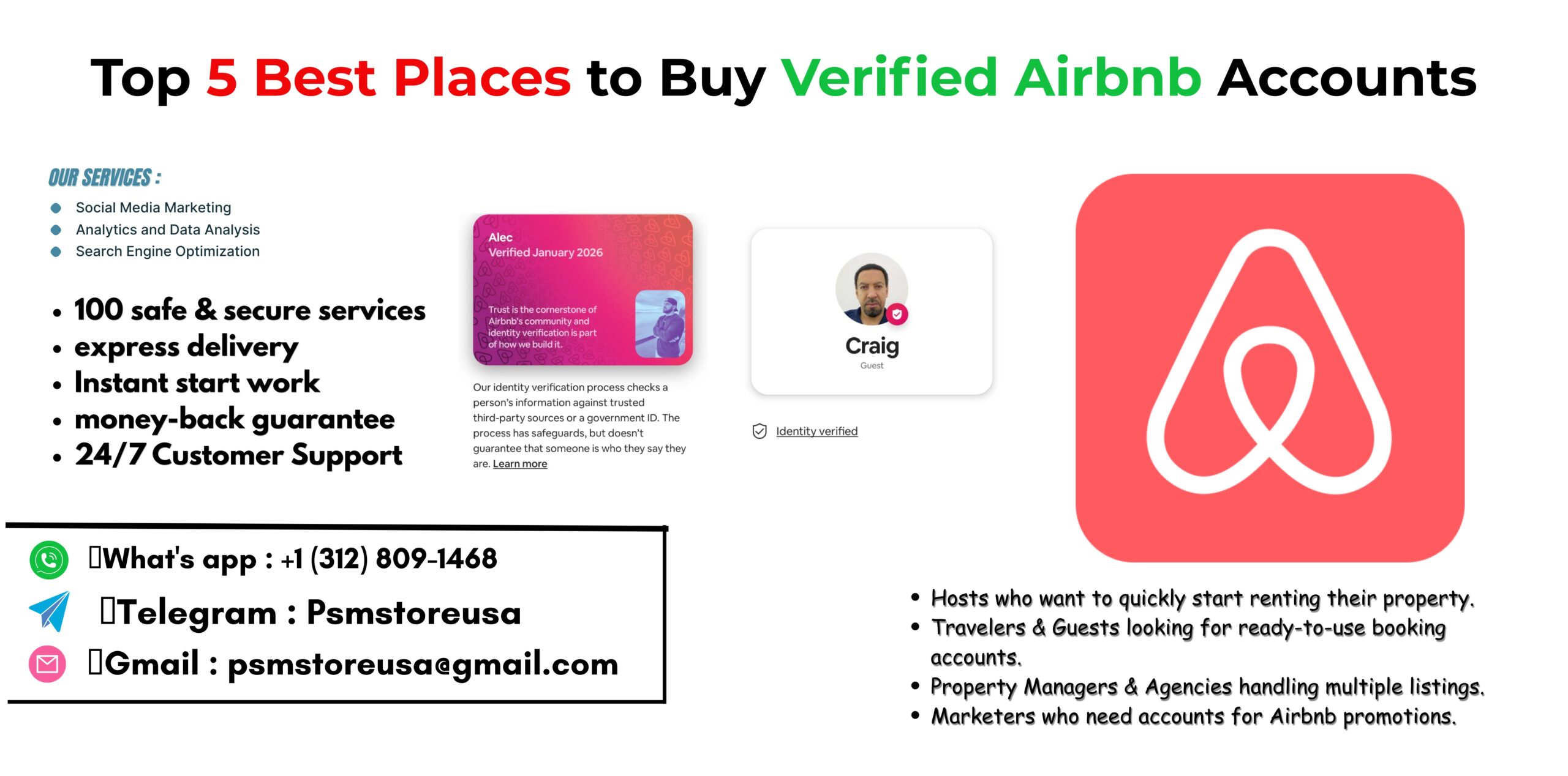 Buy Airbnb Accounts